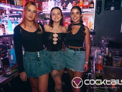 A professional photo of guests enjoying themselves at Cocktails Nightclub from our gallery.