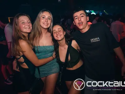 A professional photo of guests enjoying themselves at Cocktails Nightclub from our gallery.