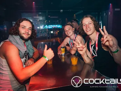 A professional photo of guests enjoying themselves at Cocktails Nightclub from our gallery.