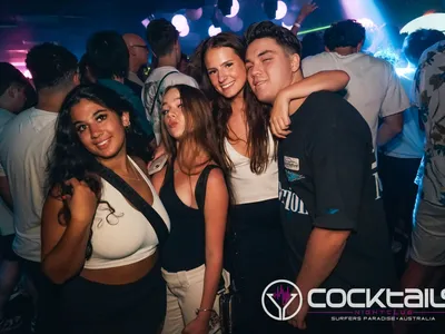 A professional photo of guests enjoying themselves at Cocktails Nightclub from our gallery.