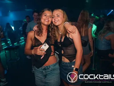 A professional photo of guests enjoying themselves at Cocktails Nightclub from our gallery.