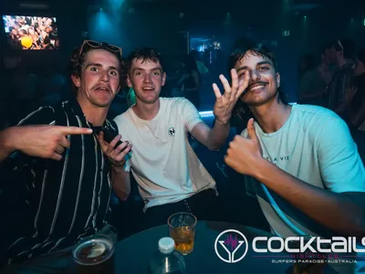 A professional photo of guests enjoying themselves at Cocktails Nightclub from our gallery.