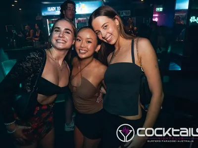 A professional photo of guests enjoying themselves at Cocktails Nightclub from our gallery.