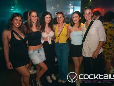 A professional photo of guests enjoying themselves at Cocktails Nightclub from our gallery.