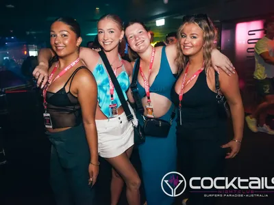 A professional photo of guests enjoying themselves at Cocktails Nightclub from our gallery.