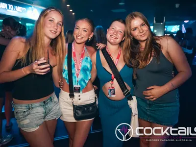 A professional photo of guests enjoying themselves at Cocktails Nightclub from our gallery.