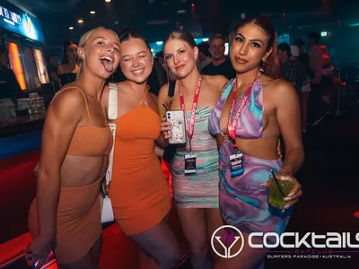 A professional photo of guests enjoying themselves at Cocktails Nightclub from our gallery.