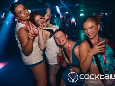 A professional photo of guests enjoying themselves at Cocktails Nightclub from our gallery.