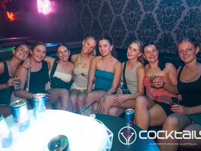 A professional photo of guests enjoying themselves at Cocktails Nightclub from our gallery.