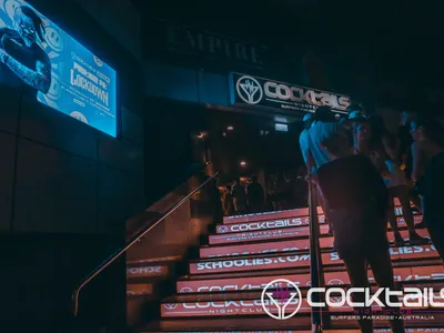 A professional photo of guests enjoying themselves at Cocktails Nightclub from our gallery.