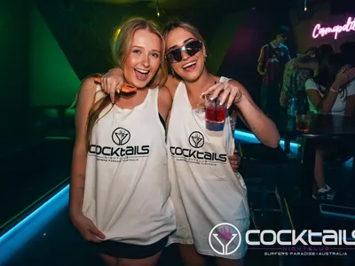 A professional photo of guests enjoying themselves at Cocktails Nightclub from our gallery.