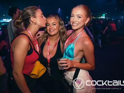 A professional photo of guests enjoying themselves at Cocktails Nightclub from our gallery.