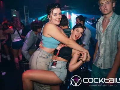 A professional photo of guests enjoying themselves at Cocktails Nightclub from our gallery.