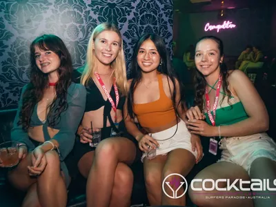 A professional photo of guests enjoying themselves at Cocktails Nightclub from our gallery.