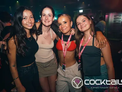 A professional photo of guests enjoying themselves at Cocktails Nightclub from our gallery.