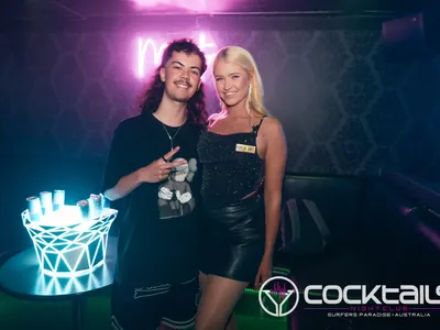 A professional photo of guests enjoying themselves at Cocktails Nightclub from our gallery.