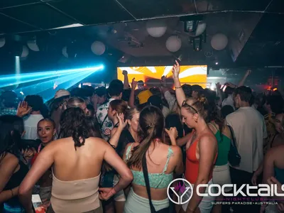 A professional photo of guests enjoying themselves at Cocktails Nightclub from our gallery.