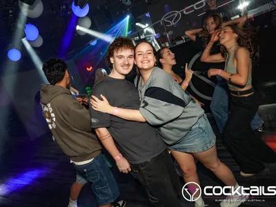 A professional photo of guests enjoying themselves at Cocktails Nightclub from our gallery.