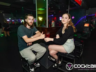 A professional photo of guests enjoying themselves at Cocktails Nightclub from our gallery.