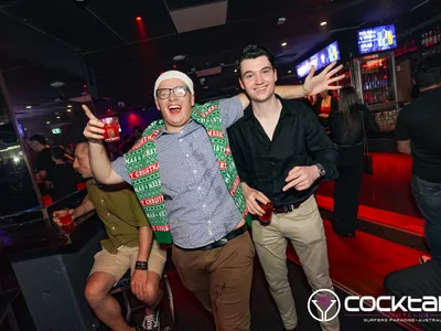 A professional photo of guests enjoying themselves at Cocktails Nightclub from our gallery.