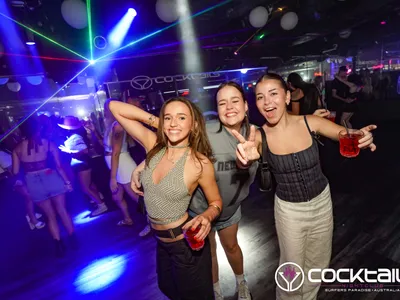 A professional photo of guests enjoying themselves at Cocktails Nightclub from our gallery.