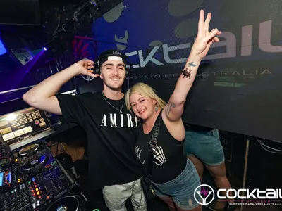 A professional photo of guests enjoying themselves at Cocktails Nightclub from our gallery.