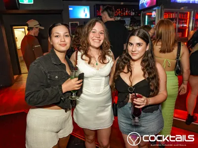 A professional photo of guests enjoying themselves at Cocktails Nightclub from our gallery.