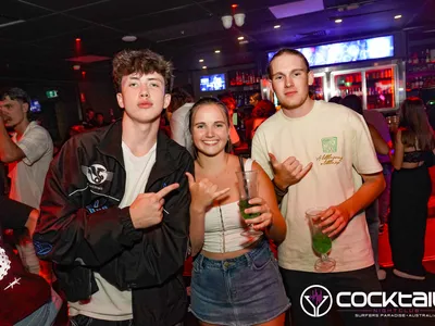 A professional photo of guests enjoying themselves at Cocktails Nightclub from our gallery.