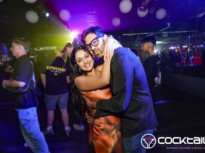 A professional photo of guests enjoying themselves at Cocktails Nightclub from our gallery.