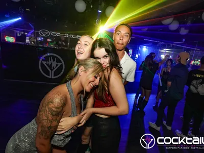 A professional photo of guests enjoying themselves at Cocktails Nightclub from our gallery.