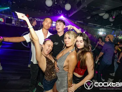 A professional photo of guests enjoying themselves at Cocktails Nightclub from our gallery.