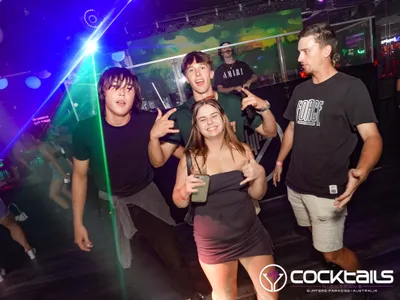 A professional photo of guests enjoying themselves at Cocktails Nightclub from our gallery.