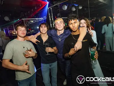 A professional photo of guests enjoying themselves at Cocktails Nightclub from our gallery.