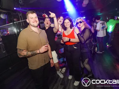 A professional photo of guests enjoying themselves at Cocktails Nightclub from our gallery.