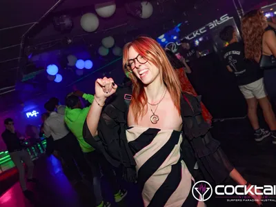 A professional photo of guests enjoying themselves at Cocktails Nightclub from our gallery.