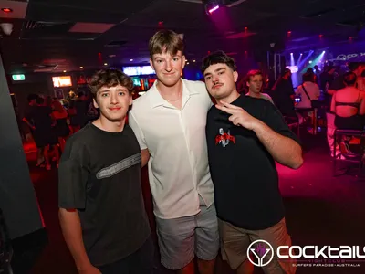 A professional photo of guests enjoying themselves at Cocktails Nightclub from our gallery.