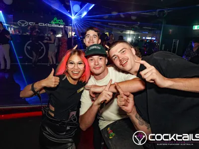 A professional photo of guests enjoying themselves at Cocktails Nightclub from our gallery.