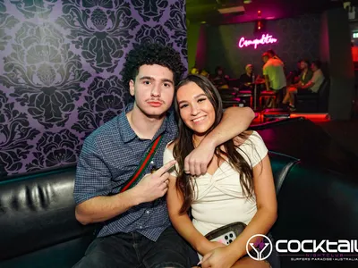 A professional photo of guests enjoying themselves at Cocktails Nightclub from our gallery.