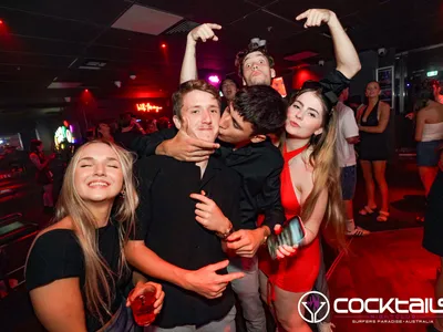 A professional photo of guests enjoying themselves at Cocktails Nightclub from our gallery.