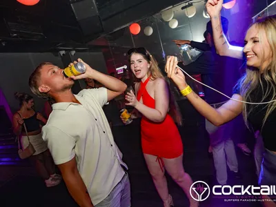 A professional photo of guests enjoying themselves at Cocktails Nightclub from our gallery.