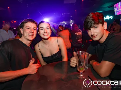 A professional photo of guests enjoying themselves at Cocktails Nightclub from our gallery.