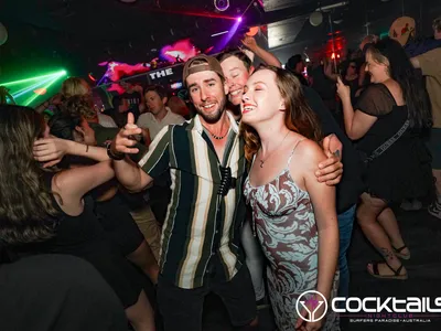 A professional photo of guests enjoying themselves at Cocktails Nightclub from our gallery.