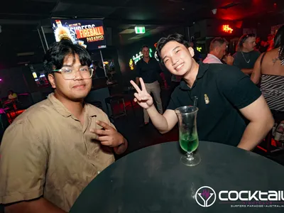 A professional photo of guests enjoying themselves at Cocktails Nightclub from our gallery.