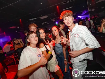 A professional photo of guests enjoying themselves at Cocktails Nightclub from our gallery.