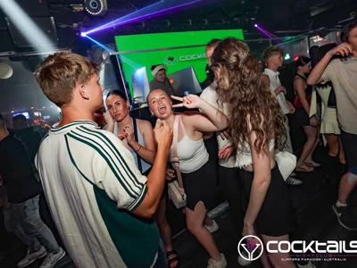 A professional photo of guests enjoying themselves at Cocktails Nightclub from our gallery.