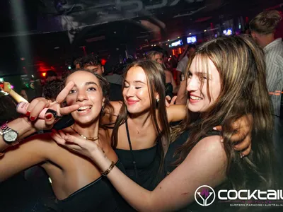 A professional photo of guests enjoying themselves at Cocktails Nightclub from our gallery.