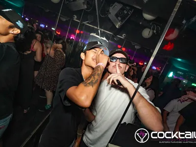 A professional photo of guests enjoying themselves at Cocktails Nightclub from our gallery.