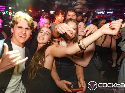 A professional photo of guests enjoying themselves at Cocktails Nightclub from our gallery.