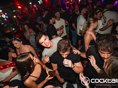 A professional photo of guests enjoying themselves at Cocktails Nightclub from our gallery.