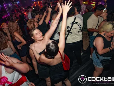 A professional photo of guests enjoying themselves at Cocktails Nightclub from our gallery.